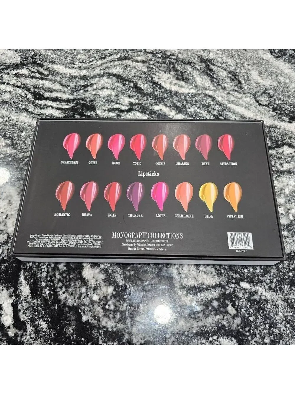 Monograph Collection Cream Lipsticks Portfolio 16 Full size lipsticks